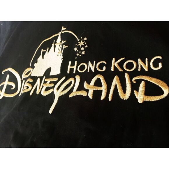 Disneyland Hong Kong Embroidered Logo Official T Double Stitch Shirt-Small - Picture 2 of 4